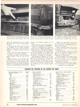 Informe de los dueños: Rambler Rebel - Julio 1967