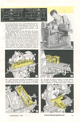 La Máquina Fresadora - Febrero 1949