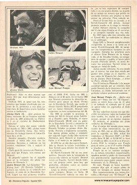MP en las carreras: Los 10 mejores volantes de todos los tiempos - Agosto 1976