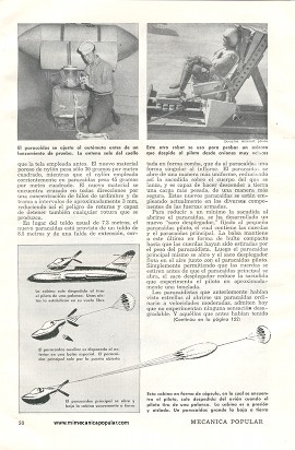 No Saltan por necesidad, Sino por Afición - Paracaidismo -Agosto 1950