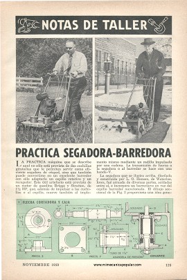 Práctica Segadora-Barredora -Noviembre 1950