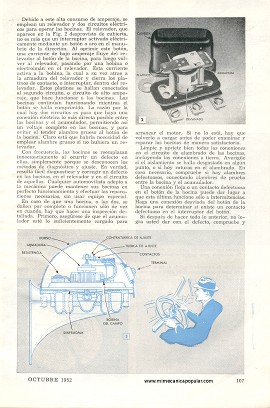 Conozca el Sistema Nervioso de su Auto - Las Bocinas - Octubre 1952