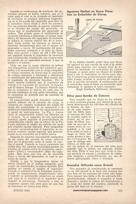 Conozca el Sistema Nervioso de su Auto - El Regulador del Generador - Junio 1952