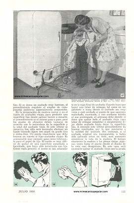 Use el Abrasivo-Lija Apropiado - Parte II - Julio 1950