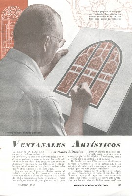 Ventanales Artísticos - Enero 1948