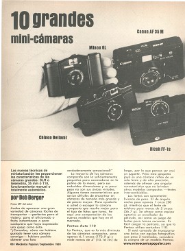 10 grandes mini-cámaras - Septiembre 1981