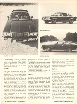 Los Autos Japoneses del 77 - Diciembre 1976