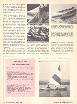 Canoas Más Veloces - Agosto 1974