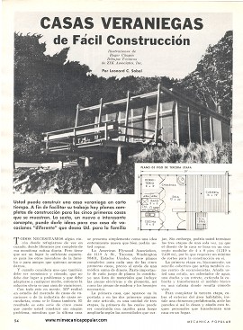 Casas veraniegas de fácil construcción - Julio 1968