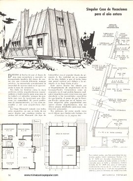 Casas veraniegas de fácil construcción - Julio 1968