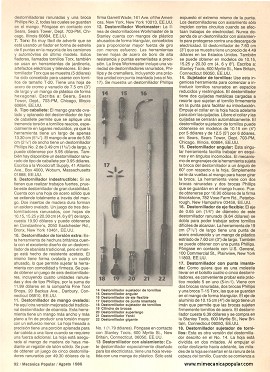 Los Destornilladores - Agosto 1986