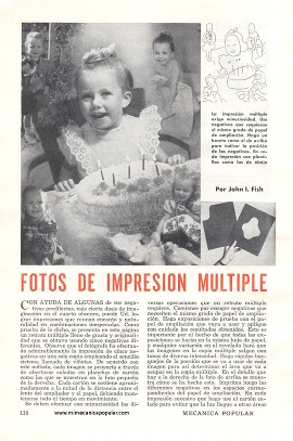 Fotos de Impresión Múltiple - Enero 1955
