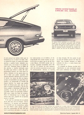 Informe de los dueños: Datsun B-210 - Agosto 1974