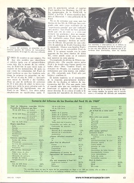 Informe de los dueños: Ford XL - Julio 1969