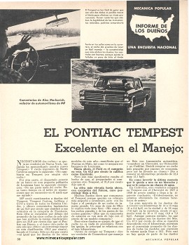 Informe de los dueños: Pontiac Tempest - Septiembre 1965