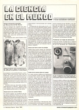 La Ciencia en el Mundo - Mayo 1983