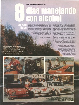 8 días manejando con alcohol - Julio 1982