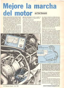Mejore la marcha del motor - Julio 1987