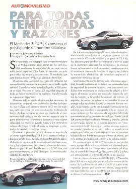 Mercedes Benz SLK - Noviembre 1996