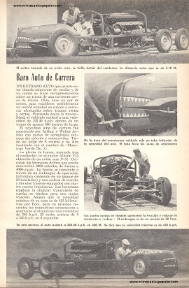 Raro Auto de Carrera - Noviembre 1954