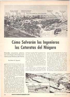 Cómo Salvarán los Ingenieros las Cataratas del Niágara - Enero 1969