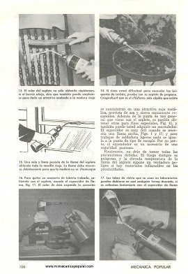 Herramienta de gran utilidad: Soplete de Propano - Diciembre 1961