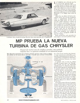 MP prueba la turbina de gas Chrysler - Octubre 1963