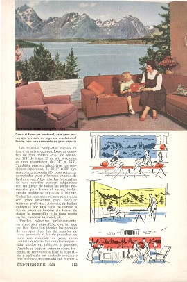 Adorne su Casa con Cuadros Murales - Septiembre 1958