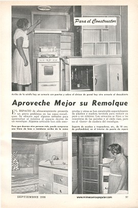 Aproveche Mejor su Remolque - Septiembre 1958