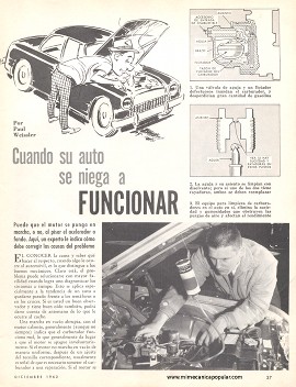 Cuando su auto se niega a funcionar - Diciembre 1962