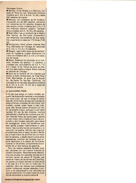 Botes y motores económicos - Agosto 1980