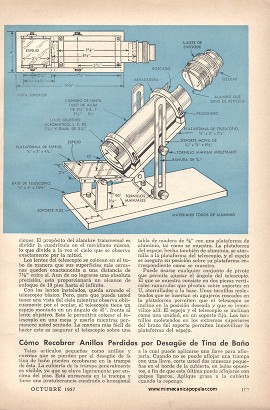 Constrúyase Este Telescopio - Octubre 1957