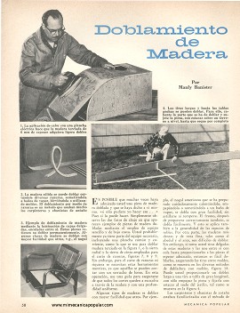 Doblamiento de Madera - Enero 1963