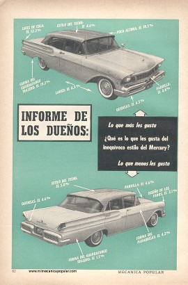 Informe de los dueños: Mercury Montclair - Octubre 1957
