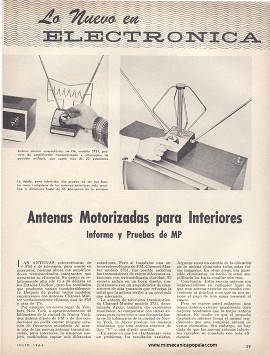 Lo nuevo en electrónica en Julio 1964