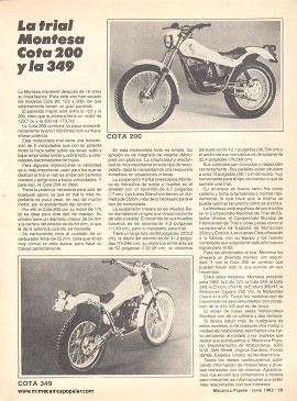 La nuevas motos de Junio 1982