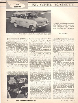 El Opel Kadett - Julio 1964