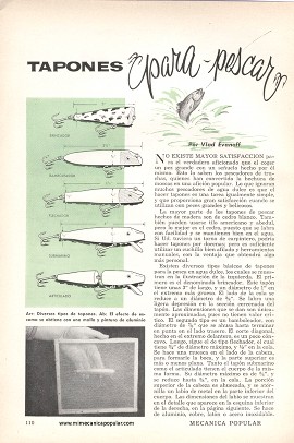 Tapones para pescar en agua dulce - Septiembre 1958