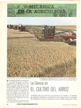 La ciencia en el cultivo del arroz - Diciembre 1963