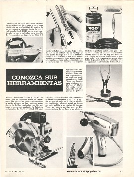 Conozca sus Herramientas - Diciembre 1963