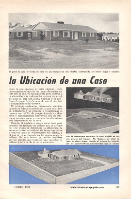 Determinando la Ubicación de una Casa - Junio 1956