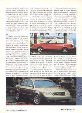 Elegancia para el próximo siglo - Audi - Julio 1998