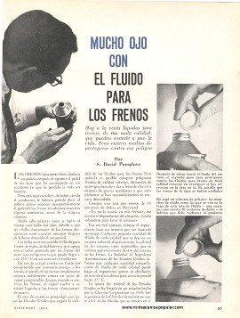 Mucho ojo con el fluido para los frenos - Diciembre 1963