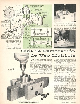 Guía de perforación de uso múltiple para el taladro - Marzo 1965