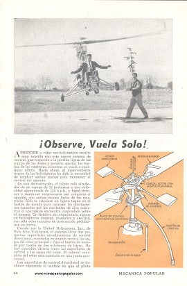 Helicóptero -Observe, Vuela Solo - Junio 1948