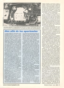 Informe de los dueños: Chevrolet Corsica Beretta - Junio 1988