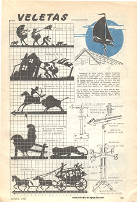 Modelos de Veletas para Construir - Junio 1947