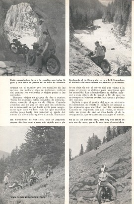 Las Motocicletas Invaden Regiones Agrestes - Noviembre 1955