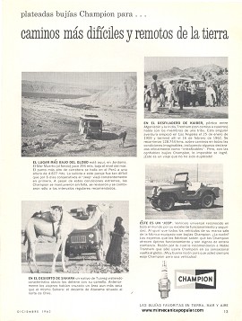 Publicidad - Bujías Champion - Diciembre 1963
