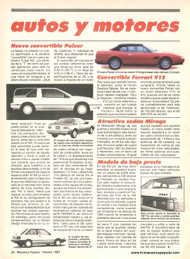 Autos y motores - Febrero 1987